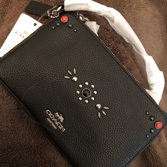 NWT Coach RARE western rivets wristlet!! - Picture 3 of 9